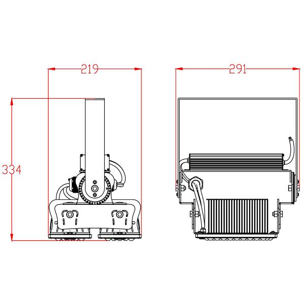 Modular Led Outdoor Landscape Flood Lights 2700-6500k , IP65 Led Floodlight Warm White
