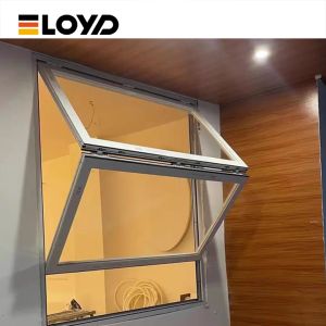 Industrial Aluminum Folding Window with Double Tempered Glass