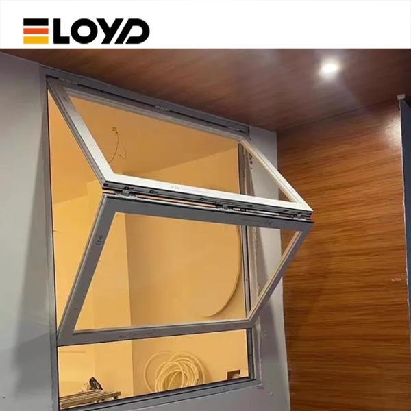 Buy Industrial Aluminum Folding Window with Double Tempered Glass at wholesale prices