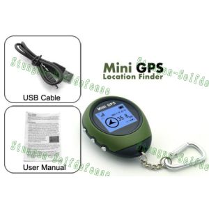 Mini Handheld GPS tracker/Receiver + Location Finder with Keychain