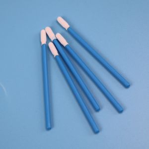 Lint Free Green Handle Small Polyester Cleanroom ESD Swab TX743B