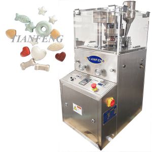 Max Filling Depth 15mm Rotary Tablet Press Machine For Pharmaceutical Tablet