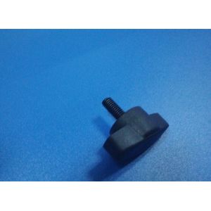 furniture hardware black plastic nylon 30mm thread bolt M6 wing knob