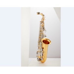 High Quality Brass Instrument Cheap Blacknickel Alto Saxophone JYAS102BNMT