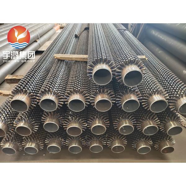 Alloy Steel Studded Finned Tube For Furnace High Frequency Welding HFW
