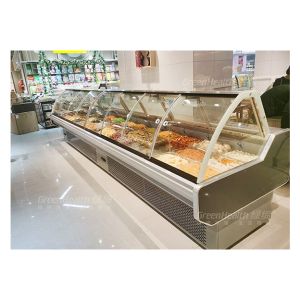 Commercial Cooked Food Refrigeration Display Cooked Food Freezer Fridge