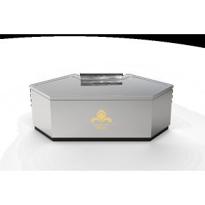 Custom Teppanyaki Grill Table with Smoke Exhaust for Hotels Restaurants