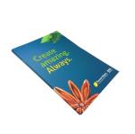 Custom printing brochure any kinds of paper folded booklet / leaflet