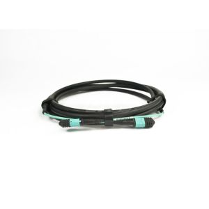 Outdoor 24 Core OM3 MPO / MTP Optical Fiber Trunk Cables Approved ISO9001