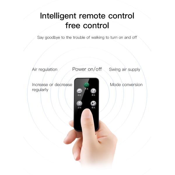 Multi 3 in1 Floor Standing Smart Air Purifier Cool Hot Bladeless Tower Fan Fan For Home