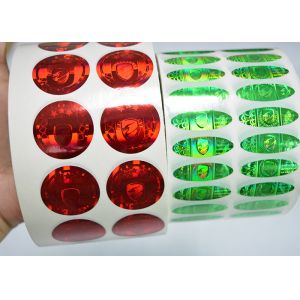 25mircon Custom Printed Hologram Stickers , 3D Master Custom Logo Hologram