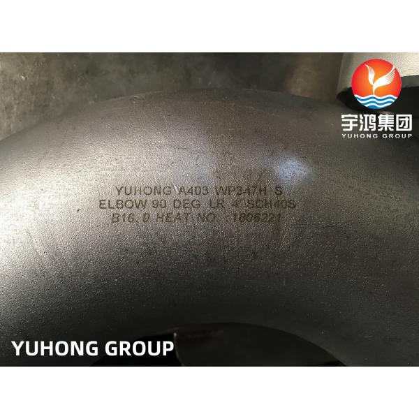 ASTM A403 WP347H-S 90 DEG. LR Elbow Stainless Steel Pipe Fitting High Pressure Butt Weld