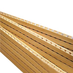 Noise Reduction Wooden Grooved Acoustic Panel KTV Wood Acoustic Panels