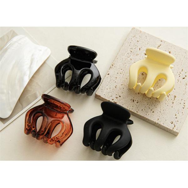 High ponytail fluffy resin grip pad high cranial top clip back head anti sagging