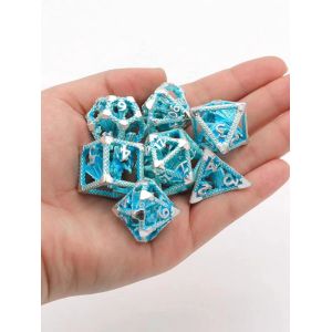 Night Light Dice Luxury 7 Pcs Set Custom DND Polyhedral led luminous