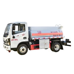 Dongfeng Stainless Steel Tanker Truck Gasoline Mobile Refueling Truck 2200L