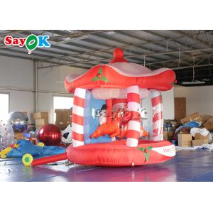Customized 3m Outdoor Inflatable Christmas Carousel