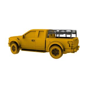 8ft Full Roof Mount Pickup Ladder for Universal Car Pickup for 1500 Ram Truck Bed Rack