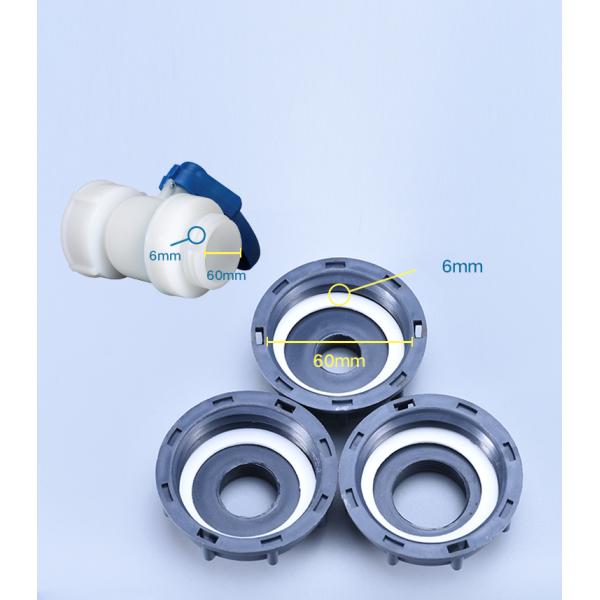 S60*6 Non Leakage IBC Tank Drum Plastic Fittings Check Valve for Irrigation Connector