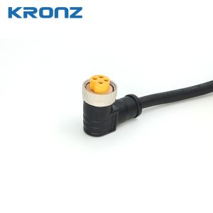 Insulation Resistance ≥100MΩ 7/8" Connector Angled for Power Connection 4-pin