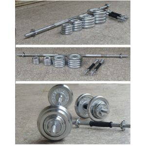 bear 20kg -100kg dumbbell ,barbell chrome adjustable for weightlifting