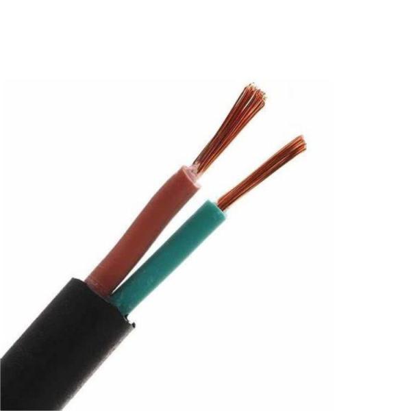 Rubber Insulation Control Cable H05rn f 2x0 75 Power Cables 2 Cores Electrical Wires for Heavy-Duty Electrical Equipment