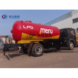 Q345R Tank 5T LPG Bobtail Truck For Cylinder Refilling