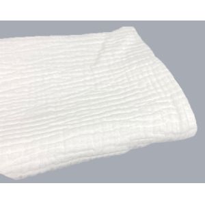 Soft Pure Cotton Crepe Gauze Fabric 57 Inch Width Skin Friendly