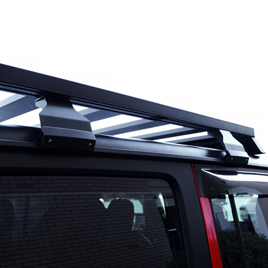 Roof Mount Adjustable Steel Aluminum Alloy Powder Spraying Flat Roof Rack for Jeep