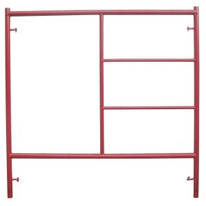 High Stability Mason Frame Scaffolding Powder Coated Surface Red Pre-Galvanized