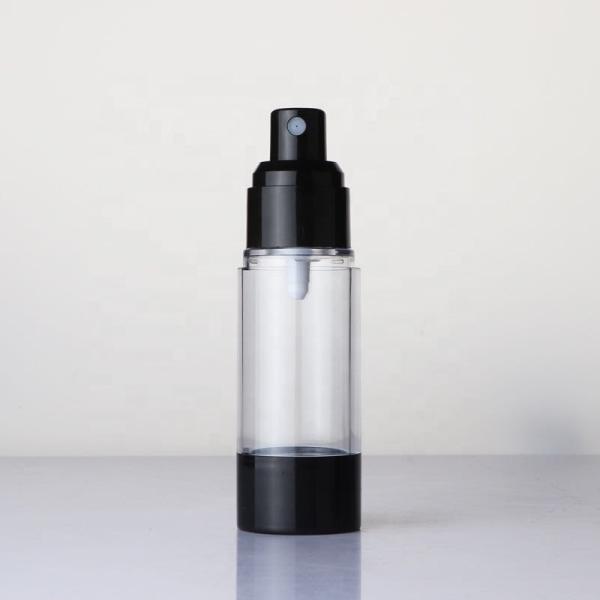 Electroplating Plastic Cosmetic Containers Vacuum Airless Eco Friendly ISO9001