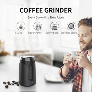 Small Blade Compact Electric Coffee Grinder 150W 40g Automatic