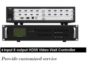 China 4 In 8 Out HDMI Video Wall Controller 4x4 , 2x4 HDMI Video Wall Processor on sale