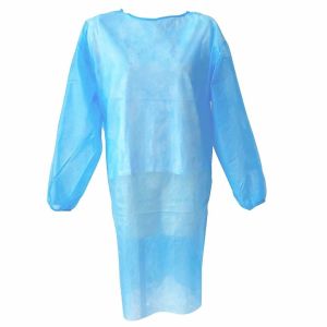 Chemotherapy Gowns Disposable Yellow Color Waterproof Medical Surgical Isolation