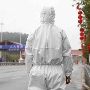 Air Permeable Disposable Ppe Gowns Anti Static Plasma High Pretection Level