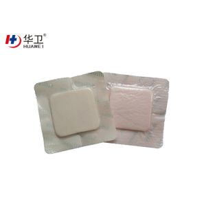 adhesive absorbent pad silicone foam wound dressing with border