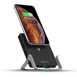 Qi Adjustable Fast Wireless Charger , Qi 10w Wireless Charging Stand Suspension