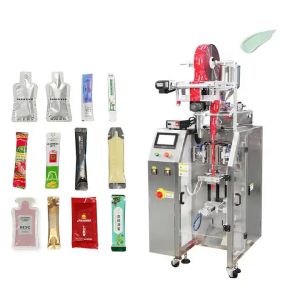 800*850*1650mm Sachet Packing Machine Touch Screen Operation Speed 35-70bags/min