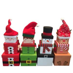 Recyclable Wholesale Custom logo printing Christmas scarf glove gift packaging