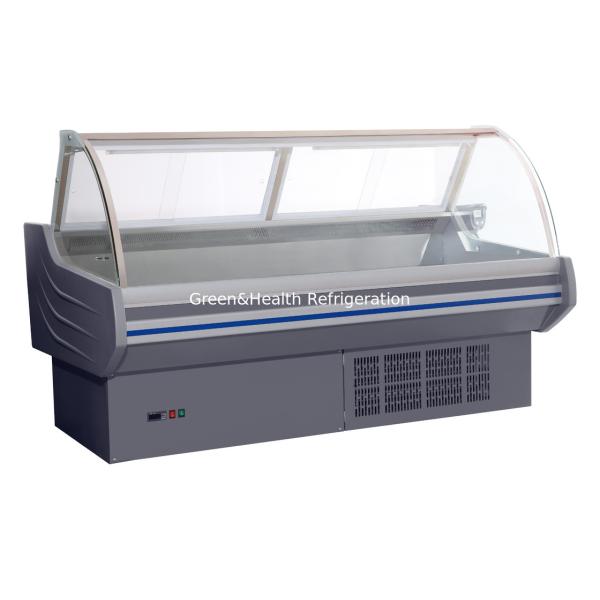 Buy R404a Dynamic Cooling Commercial Refrigerator Meat Display Chiller at wholesale prices