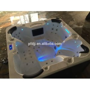 Family Party Hydro Spa Hot Tub 6 Person With LED Light And Music Speakers