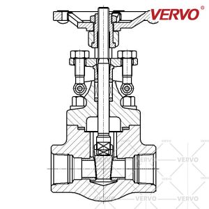 Threaded End Valve Stainless Steel F304 Dn25 800LB Handwheel Operation