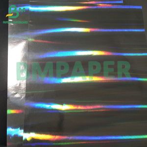 70gsm 763mm Printability Silvery Wet Strength Aluminized Beer Label Holographic