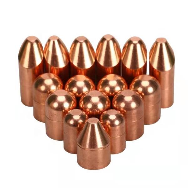 Buy Fitted Brass Custom Welding Cap Electrodes 16 Mm Stick at wholesale prices