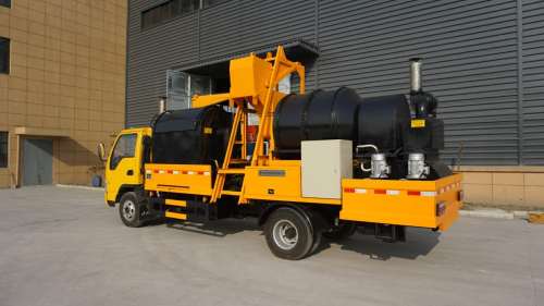 JAC 4X2 Truck Mounted Asphalt Patch Plant Road Building Machinery For Pavement Maintenance