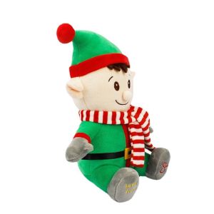 Electric Embroidery Cartoon Boy Plush Christmas Gift Toy