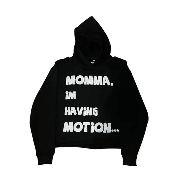 Wholesale Custom Full 3D Puff Print Casual Raw Hem Hooded Pullover Embroidery Logo Cut Edge Hoodie