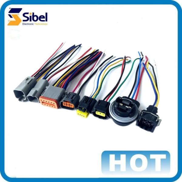 Customized Auto Electrical Wire Pigtail Wire Harness Loom Automotive Cable