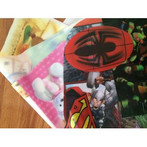 PLASTIC LENTICULAR soft lenticular sheeting printing clothing tpu 3d lenticular