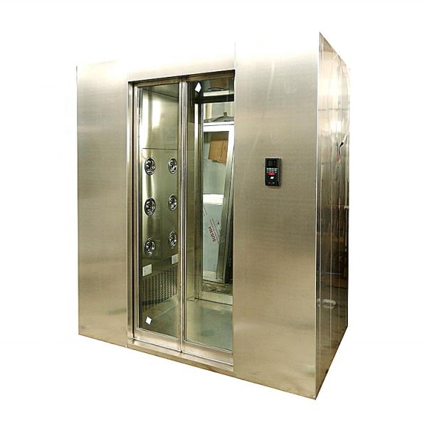 SUS201 Personnel Air Shower Clean Room 25m/S 1500W Automatic Sliding